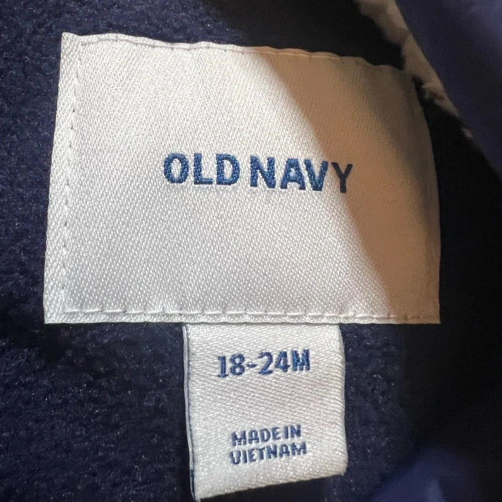 Kids Old Navy Hooded Winter Jacket - Cozy Sherpa Lining